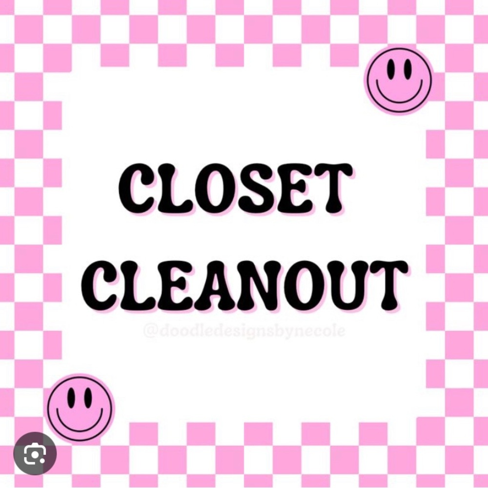 Closet clean out!